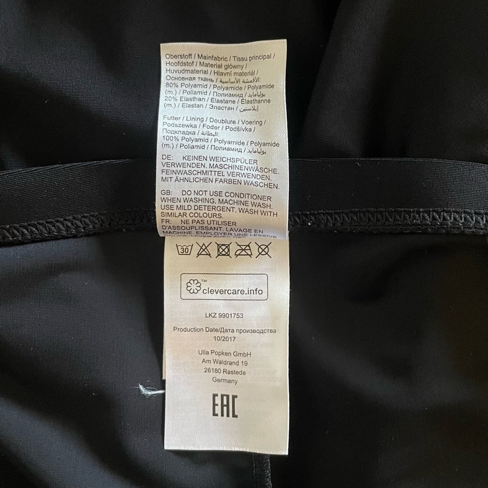 Ulla Popken Liquid Knit Pull on Capri Pants Women’s Plus Size 20 Black Sleek EUC - Picture 8 of 8